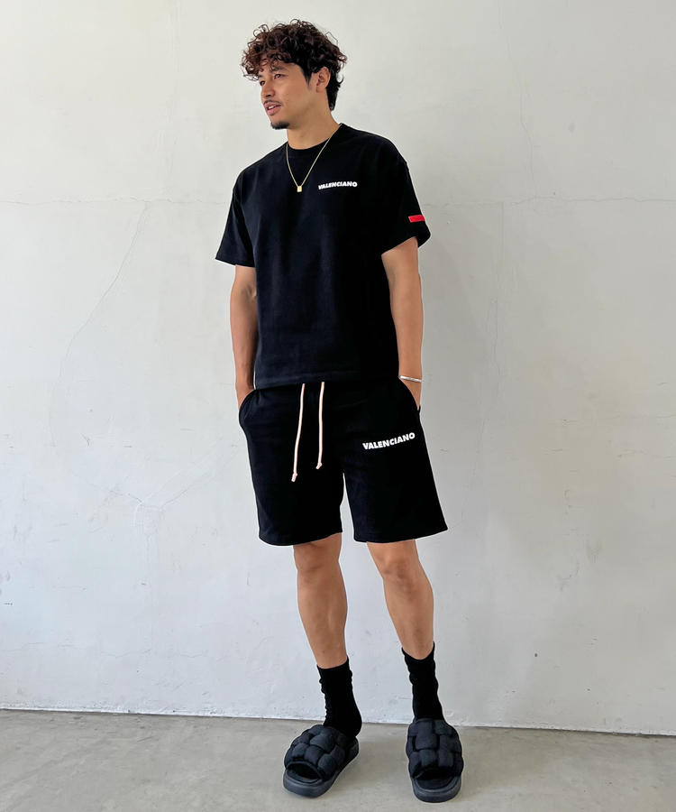 JACKROSE(ジャックローズ) |VALENCIANO/バレンシアーノ LOGO HEAVY WEIGHT JERSEY SHORTS(MENS)