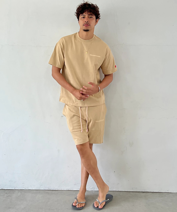 JACKROSE(ジャックローズ) |VALENCIANO/バレンシアーノ LOGO HEAVY WEIGHT JERSEY SHORTS(MENS)