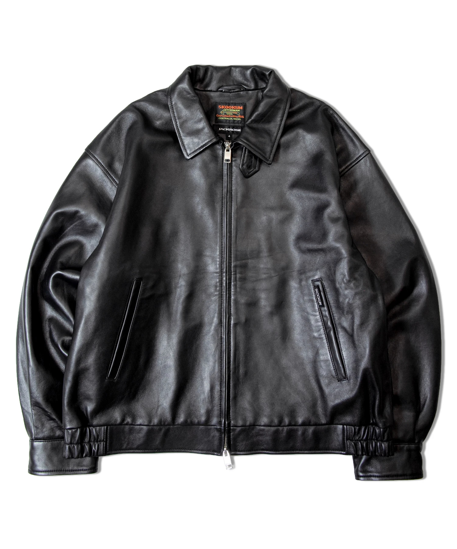 SKOOKUM×JACKROSE】 LAMB LEATHER ZIP JACKET 2025(MENS