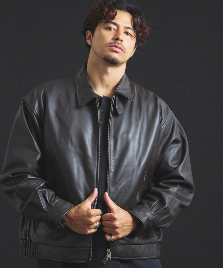 JACKROSE(ジャックローズ) |【SKOOKUM×JACKROSE】LAMB LEATHER ZIP JACKET 2025(MENS)