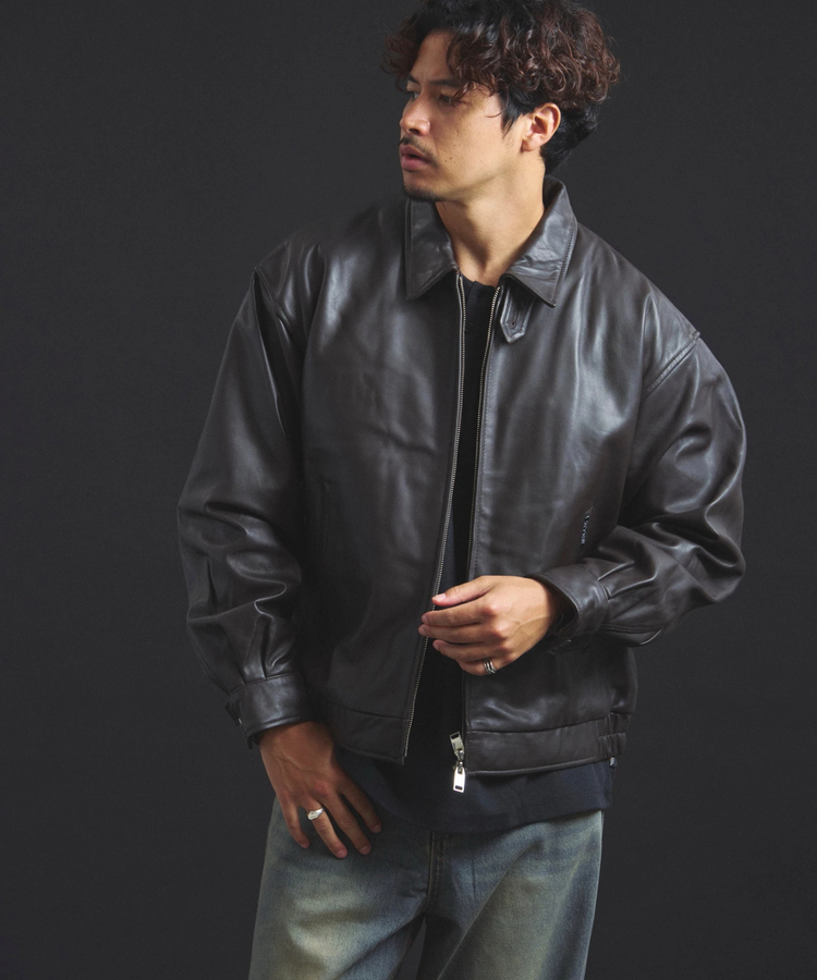 JACKROSE(ジャックローズ) |【SKOOKUM×JACKROSE】LAMB LEATHER ZIP JACKET 2025(MENS)