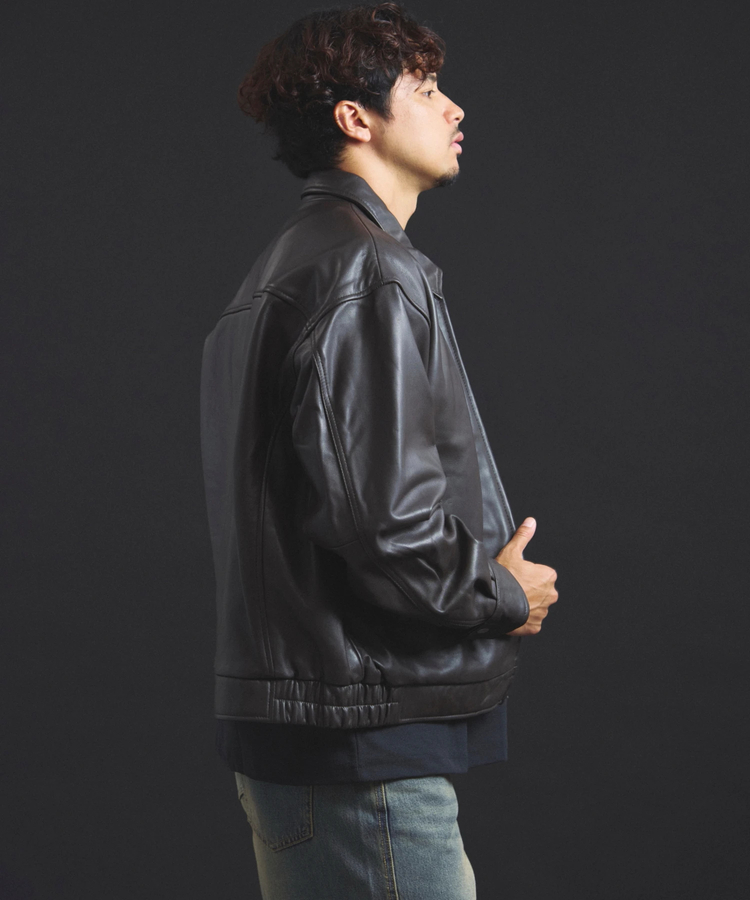 JACKROSE(ジャックローズ) |【SKOOKUM×JACKROSE】LAMB LEATHER ZIP JACKET 2025(MENS)