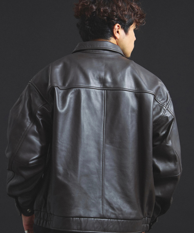 JACKROSE(ジャックローズ) |【SKOOKUM×JACKROSE】LAMB LEATHER ZIP JACKET 2025(MENS)
