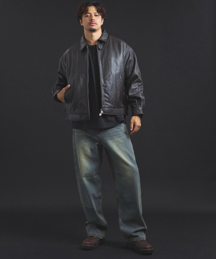JACKROSE(ジャックローズ) |【SKOOKUM×JACKROSE】LAMB LEATHER ZIP JACKET 2025(MENS)