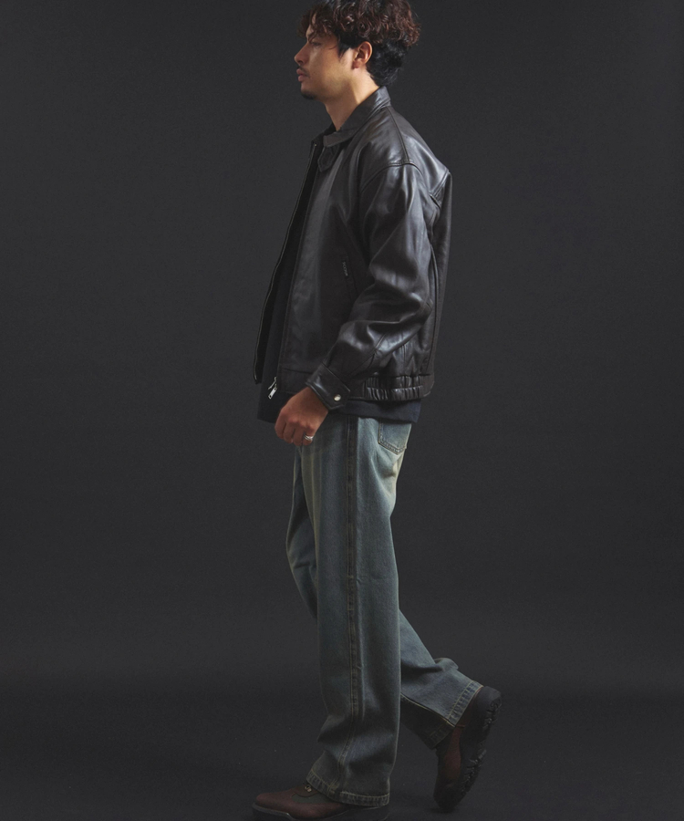 JACKROSE(ジャックローズ) |【SKOOKUM×JACKROSE】LAMB LEATHER ZIP JACKET 2025(MENS)