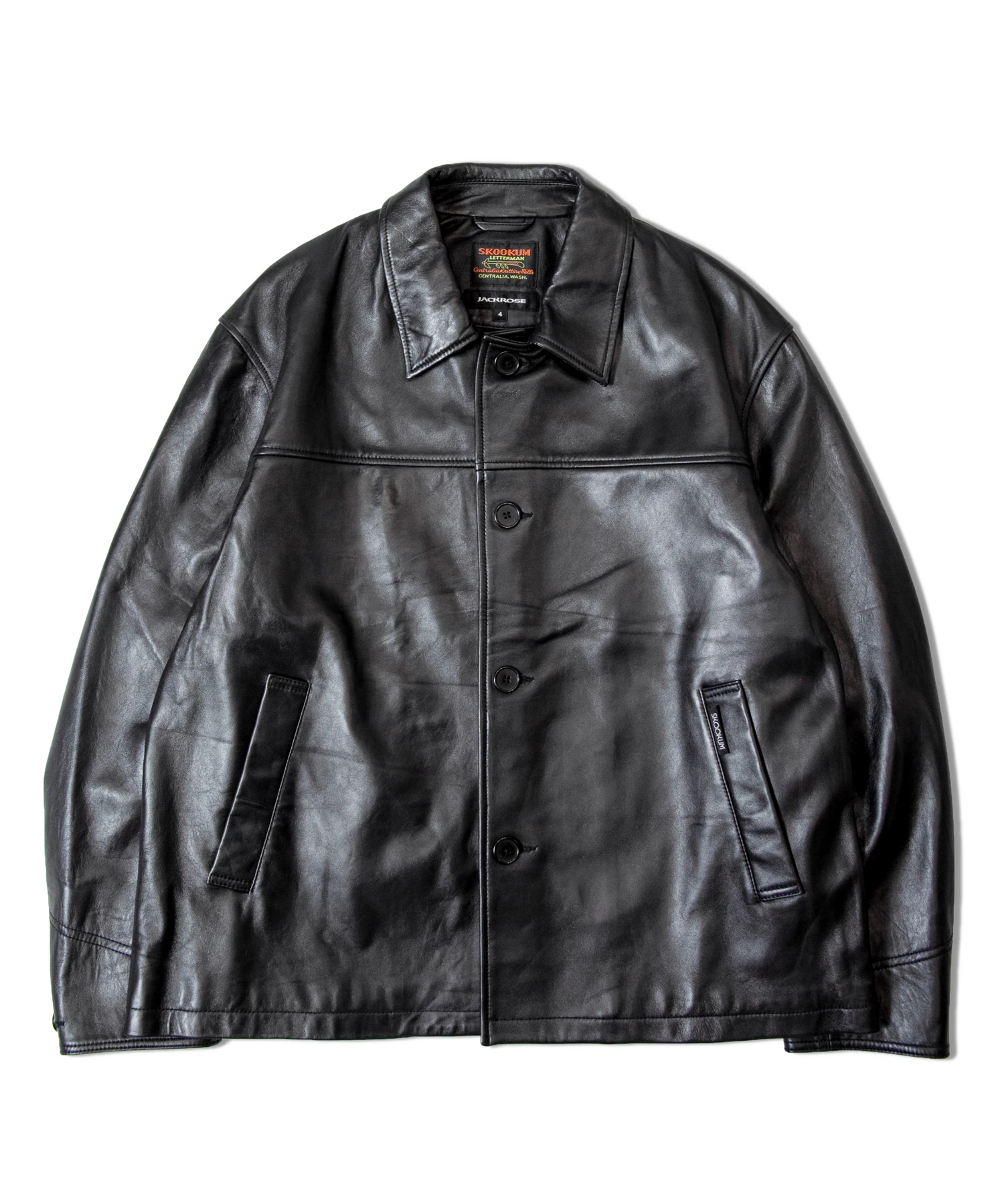 SKOOKUM×JACKROSE ファーストタイプ　レザー ジャケット SKOOKUM×JACKROSE】LAMB LEATHER CAR COAT 2025(MENS