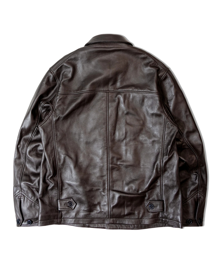 JACKROSE(ジャックローズ) |【SKOOKUM×JACKROSE】LAMB LEATHER CAR COAT 2025(MENS)