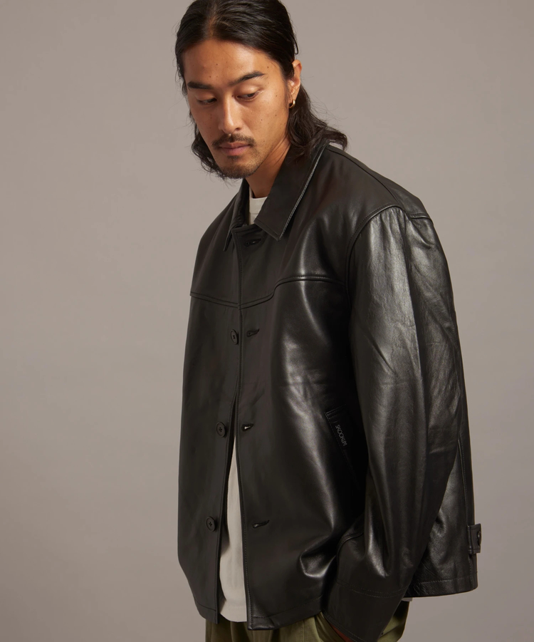 JACKROSE(ジャックローズ) |【SKOOKUM×JACKROSE】LAMB LEATHER CAR COAT 2025(MENS)