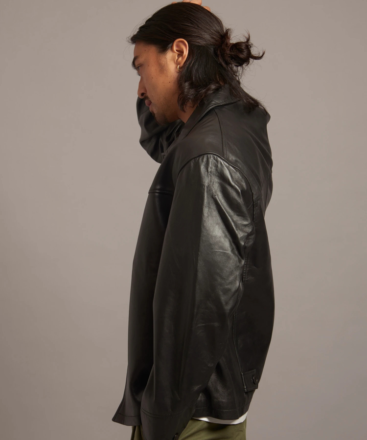 JACKROSE(ジャックローズ) |【SKOOKUM×JACKROSE】LAMB LEATHER CAR COAT 2025(MENS)