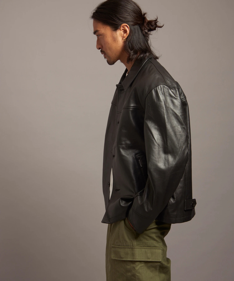 JACKROSE(ジャックローズ) |【SKOOKUM×JACKROSE】LAMB LEATHER CAR COAT 2025(MENS)