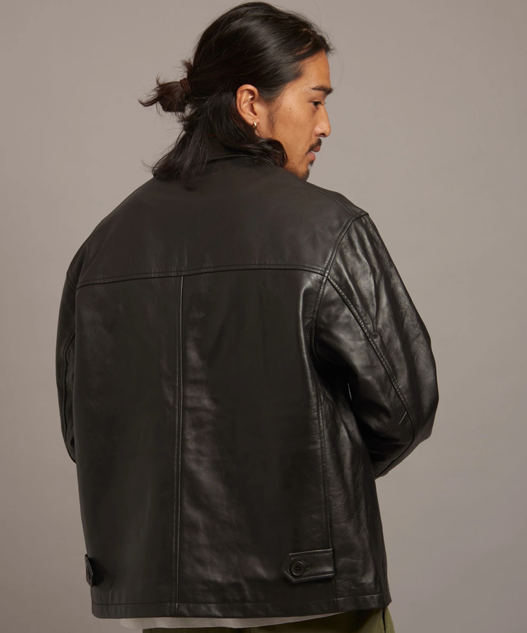 JACKROSE(ジャックローズ) |【SKOOKUM×JACKROSE】LAMB LEATHER CAR COAT 2025(MENS)