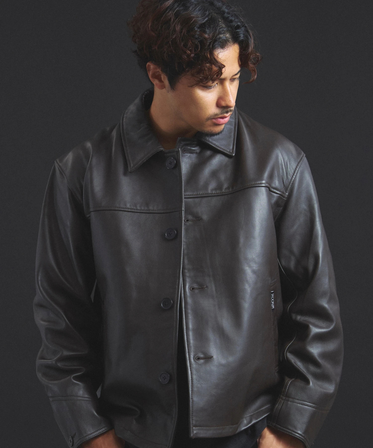 JACKROSE(ジャックローズ) |【SKOOKUM×JACKROSE】LAMB LEATHER CAR COAT 2025(MENS)