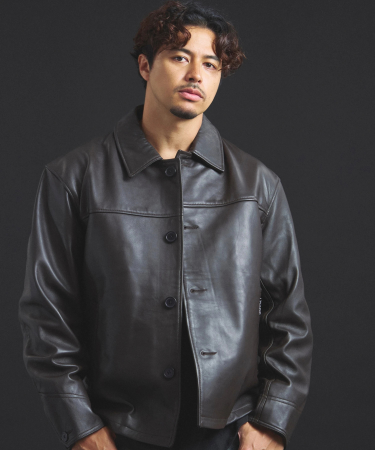 JACKROSE(ジャックローズ) |【SKOOKUM×JACKROSE】LAMB LEATHER CAR COAT 2025(MENS)