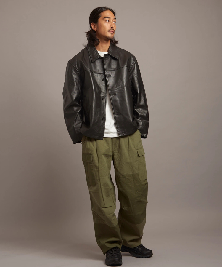 JACKROSE(ジャックローズ) |【SKOOKUM×JACKROSE】LAMB LEATHER CAR COAT 2025(MENS)