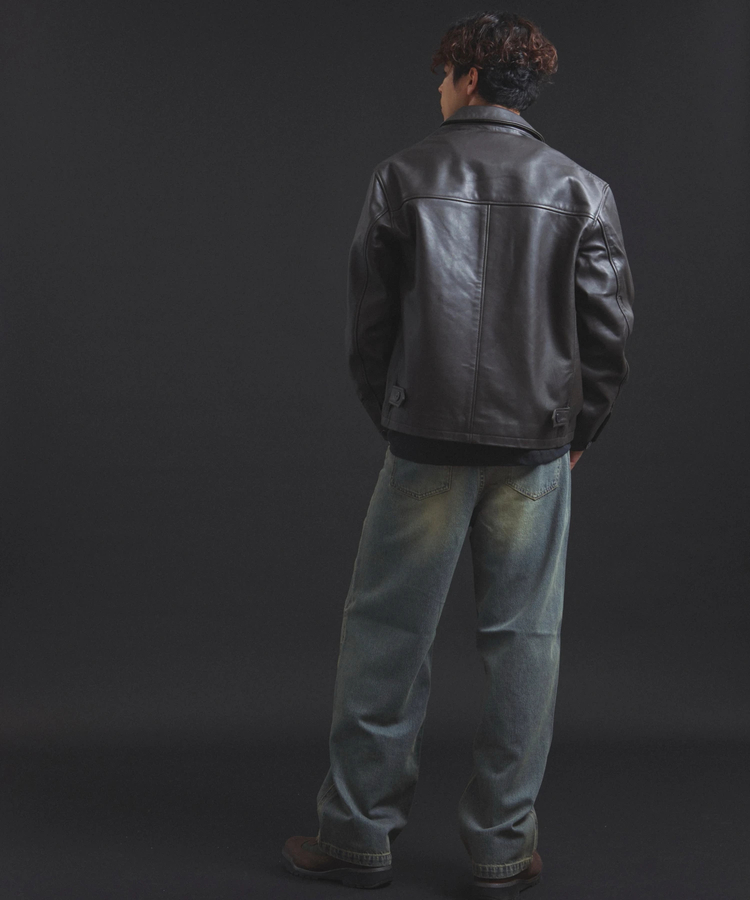 JACKROSE(ジャックローズ) |【SKOOKUM×JACKROSE】LAMB LEATHER CAR COAT 2025(MENS)