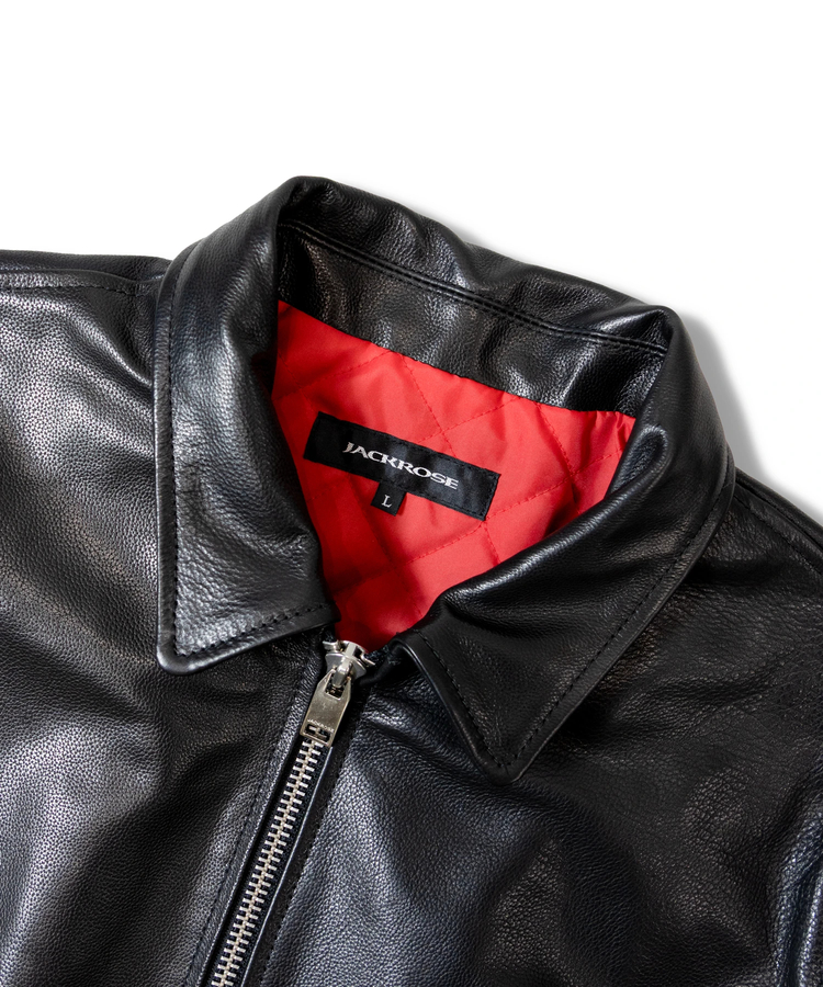 JACKROSE(ジャックローズ) |JE-BUFFARO CALF LEATHER SINGLE RIDERS JACKET 2025(MENS)