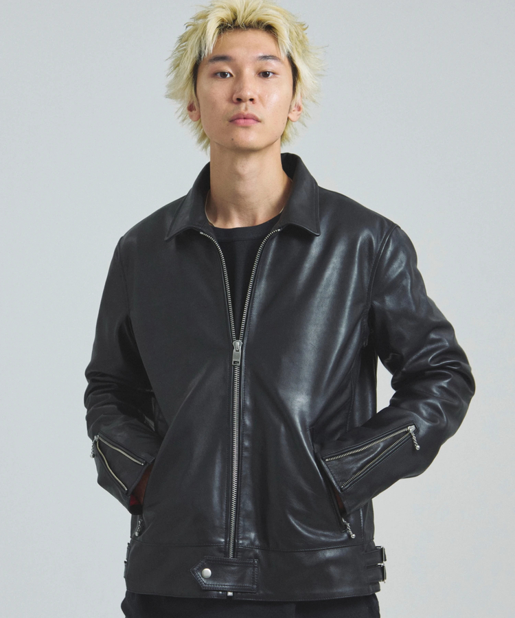 JACKROSE(ジャックローズ) |JE-BUFFARO CALF LEATHER SINGLE RIDERS JACKET 2025(MENS)