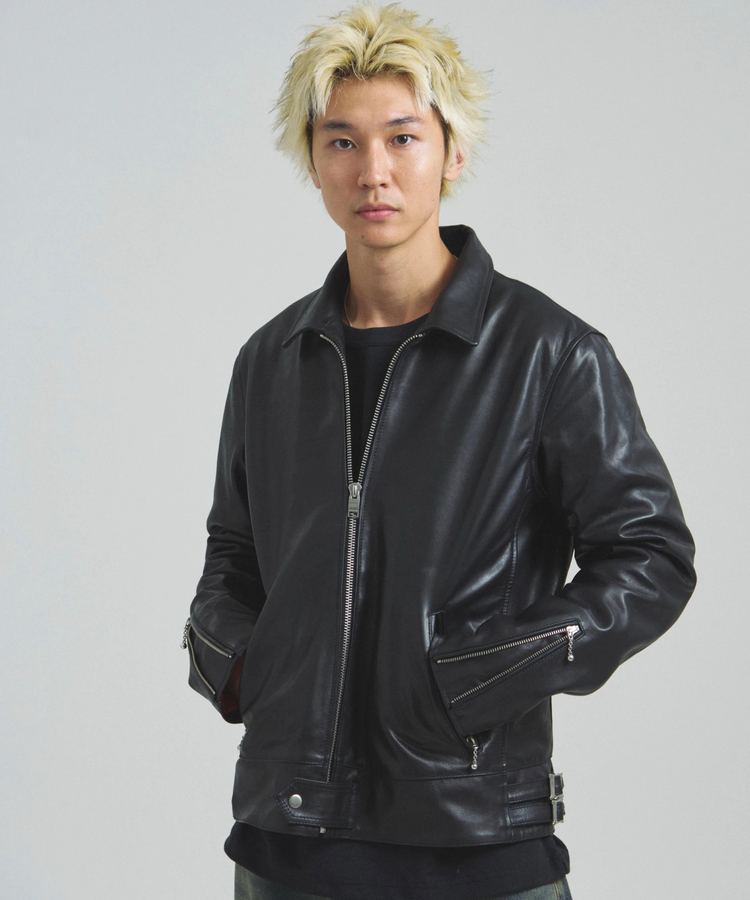 JACKROSE(ジャックローズ) |JE-BUFFARO CALF LEATHER SINGLE RIDERS JACKET 2025(MENS)