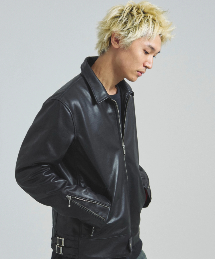 JACKROSE(ジャックローズ) |JE-BUFFARO CALF LEATHER SINGLE RIDERS JACKET 2025(MENS)