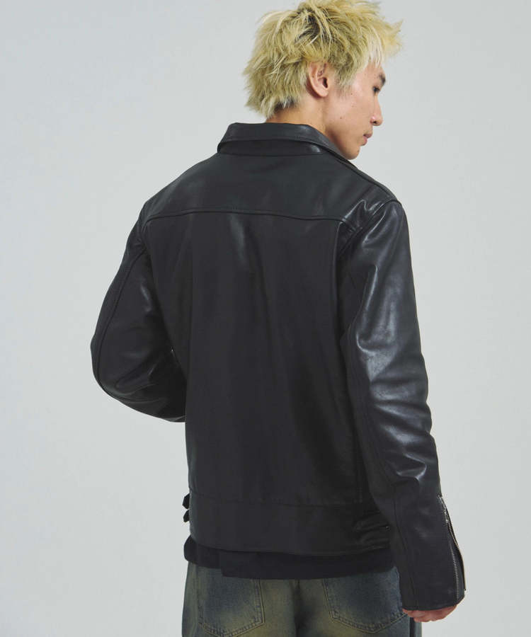 JACKROSE(ジャックローズ) |JE-BUFFARO CALF LEATHER SINGLE RIDERS JACKET 2025(MENS)