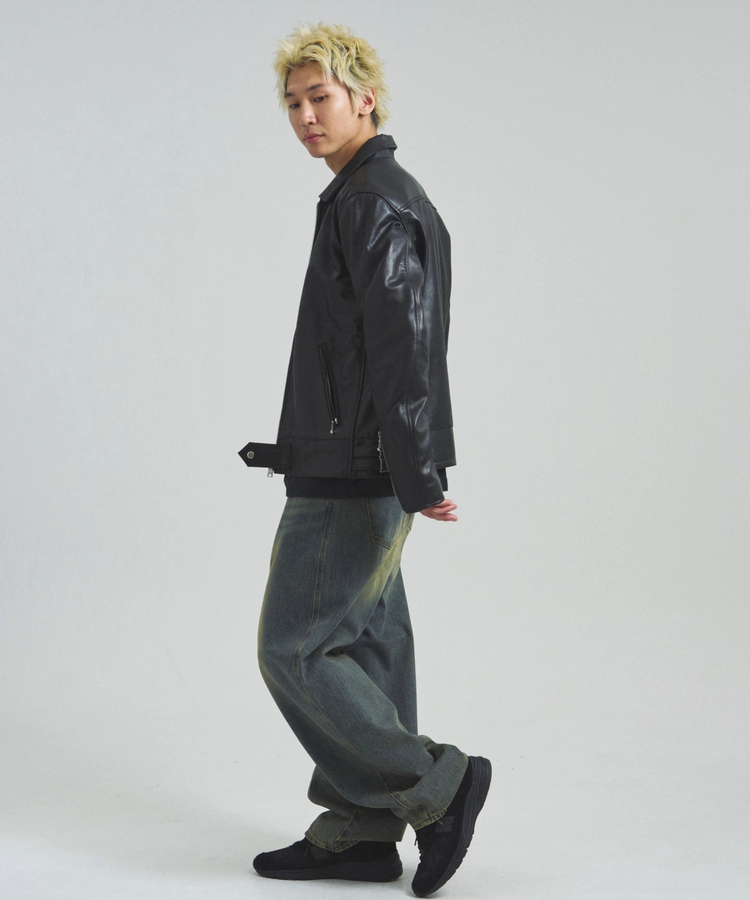 JACKROSE(ジャックローズ) |JE-BUFFARO CALF LEATHER SINGLE RIDERS JACKET 2025(MENS)