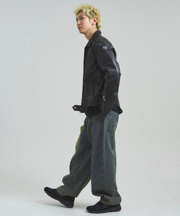 JACKROSE(ジャックローズ) |JE-BUFFARO CALF LEATHER SINGLE RIDERS JACKET 2025(MENS)