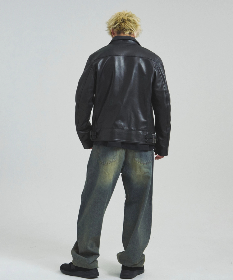 JACKROSE(ジャックローズ) |JE-BUFFARO CALF LEATHER SINGLE RIDERS JACKET 2025(MENS)