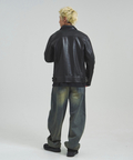 JACKROSE(ジャックローズ) |JE-BUFFARO CALF LEATHER SINGLE RIDERS JACKET 2025(MENS)