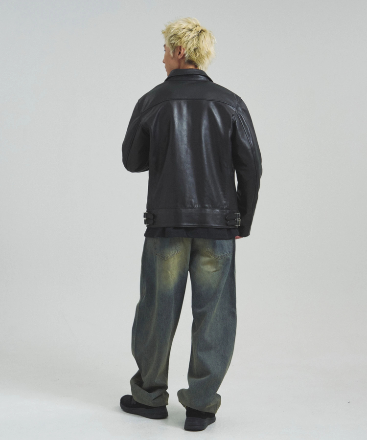 JACKROSE(ジャックローズ) |JE-BUFFARO CALF LEATHER SINGLE RIDERS JACKET 2025(MENS)