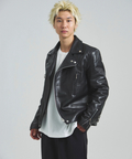 JACKROSE(ジャックローズ) |JE-BUFFARO CALF LEATHER DOUBLE RIDERS JACKET 2025(MENS)