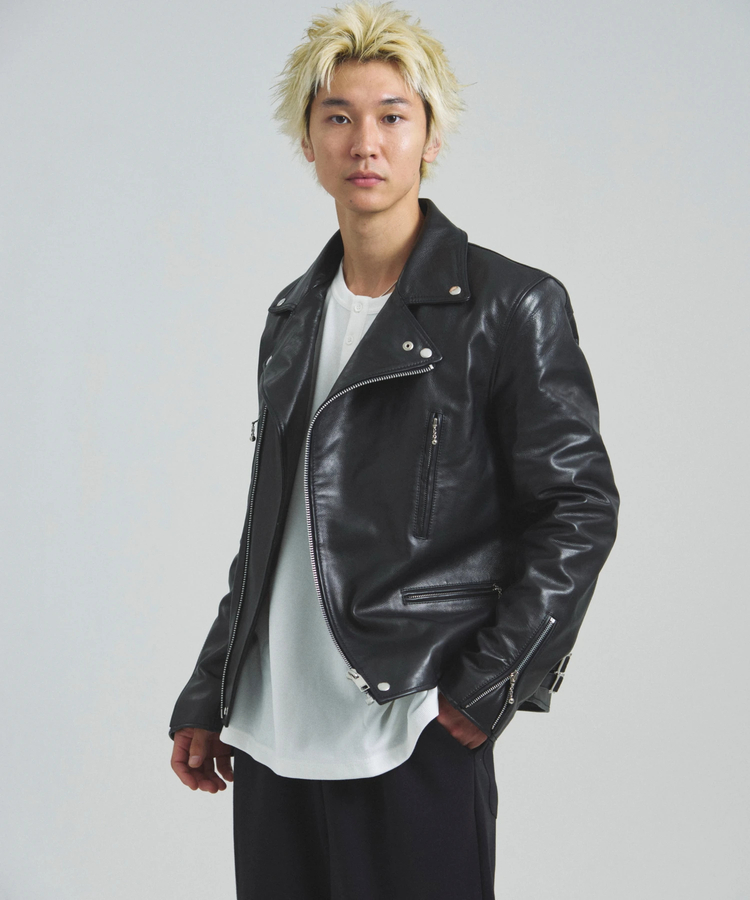 JACKROSE(ジャックローズ) |JE-BUFFARO CALF LEATHER DOUBLE RIDERS JACKET 2025(MENS)