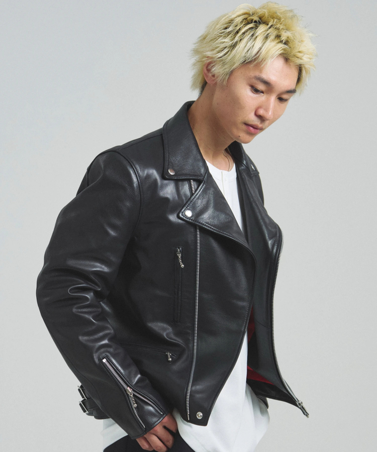 JACKROSE(ジャックローズ) |JE-BUFFARO CALF LEATHER DOUBLE RIDERS JACKET 2025(MENS)