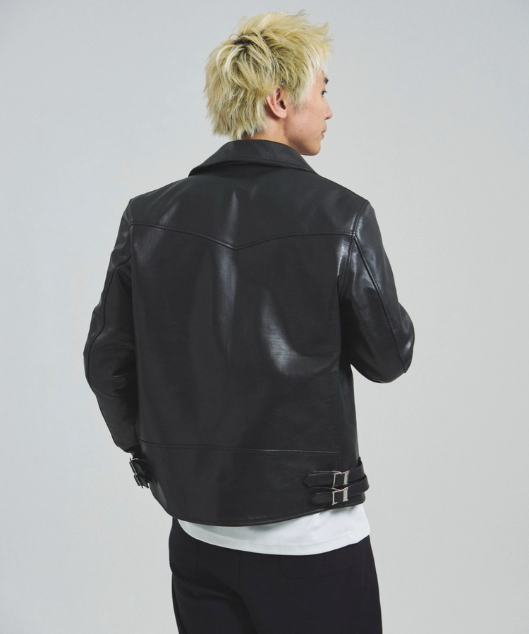 JACKROSE(ジャックローズ) |JE-BUFFARO CALF LEATHER DOUBLE RIDERS JACKET 2025(MENS)