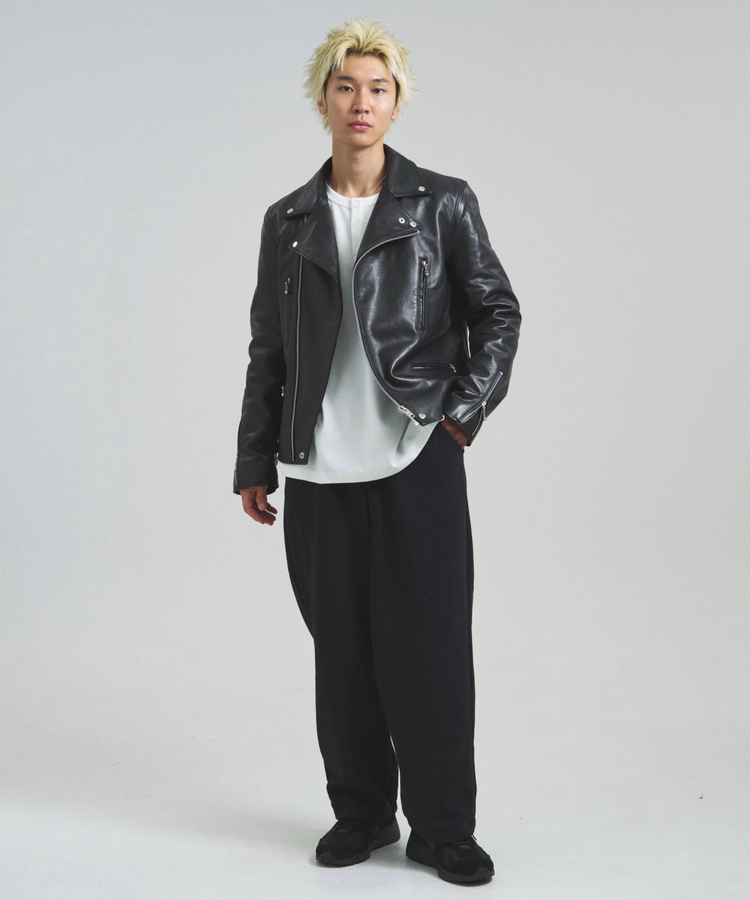 JACKROSE(ジャックローズ) |JE-BUFFARO CALF LEATHER DOUBLE RIDERS JACKET 2025(MENS)