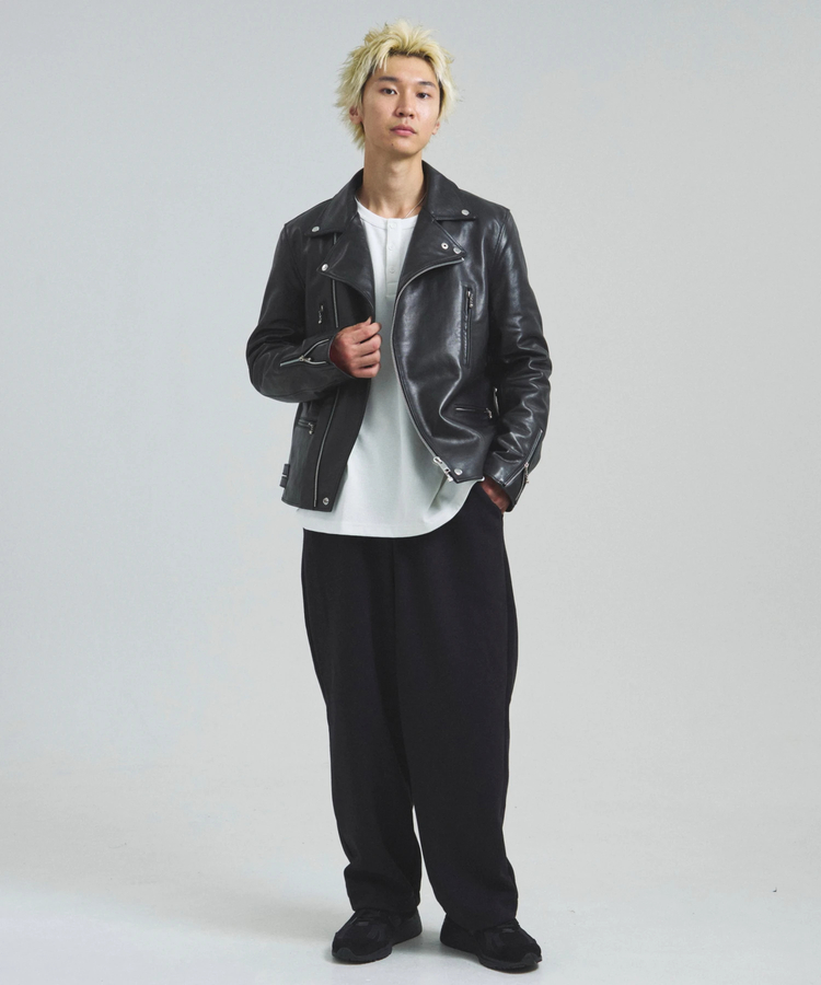 JACKROSE(ジャックローズ) |JE-BUFFARO CALF LEATHER DOUBLE RIDERS JACKET 2025(MENS)