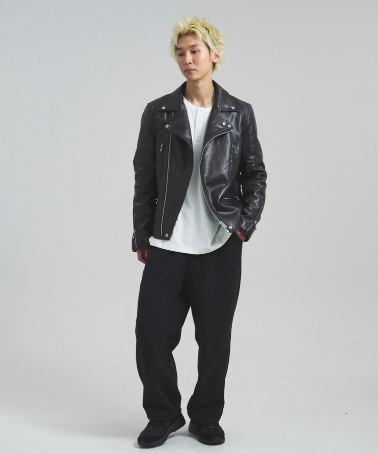 JACKROSE(ジャックローズ) |JE-BUFFARO CALF LEATHER DOUBLE RIDERS JACKET 2025(MENS)