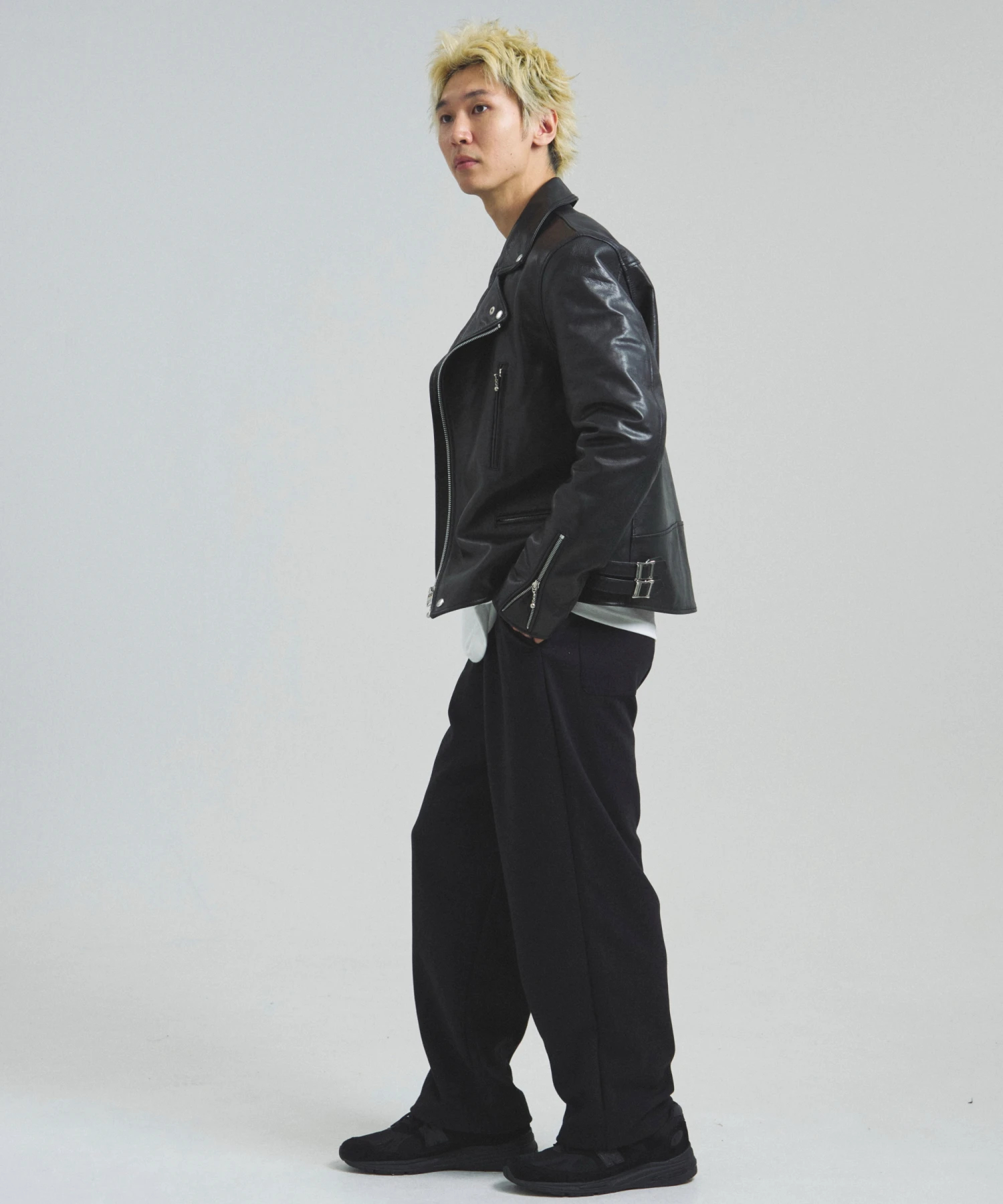 JE-BUFFARO CALF LEATHER DOUBLE RIDERS JACKET 2025(MENS