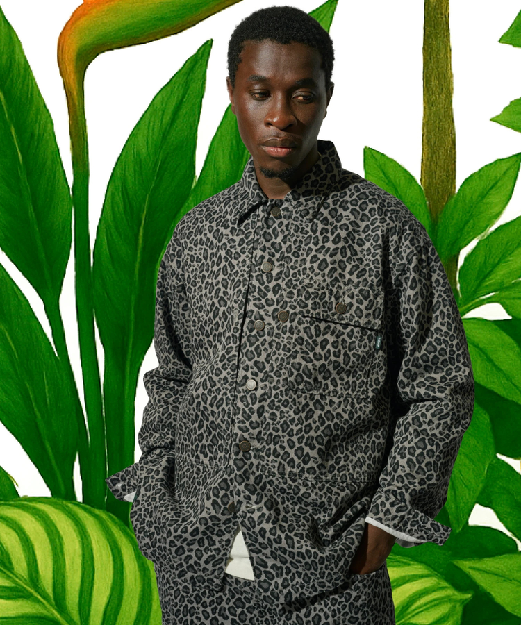 JACKROSE(ジャックローズ) |MANASTASH×A-KLASS/マナスタッシュ×エイクラス HEMP TWILL JKT LEOPARD(MENS)*セットアップ対応