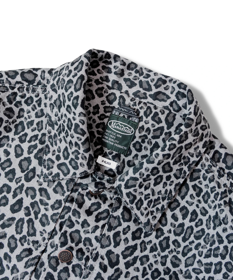 JACKROSE(ジャックローズ) |MANASTASH×A-KLASS/マナスタッシュ×エイクラス HEMP TWILL JKT LEOPARD(MENS)*セットアップ対応