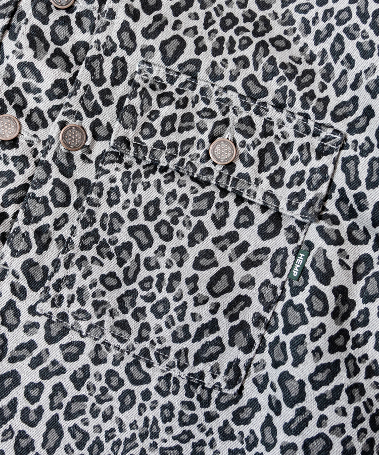 JACKROSE(ジャックローズ) |MANASTASH×A-KLASS/マナスタッシュ×エイクラス HEMP TWILL JKT LEOPARD(MENS)*セットアップ対応
