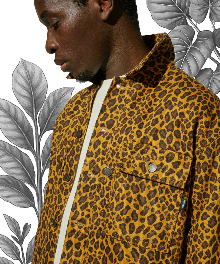 JACKROSE(ジャックローズ) |MANASTASH×A-KLASS/マナスタッシュ×エイクラス HEMP TWILL JKT LEOPARD(MENS)*セットアップ対応