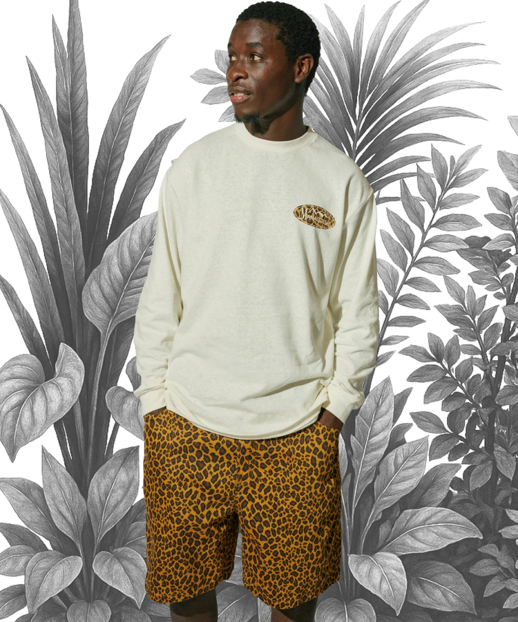 JACKROSE(ジャックローズ) |MANASTASH×A-KLASS/マナスタッシュ×エイクラス HEMP TWILL SHORT LEOPARD(MENS)*セットアップ対応