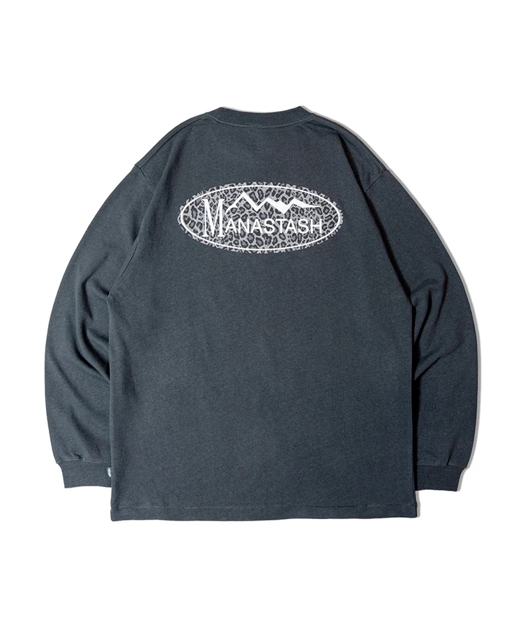 JACKROSE(ジャックローズ) |MANASTASH×A-KLASS/マナスタッシュ×エイクラス HEMP LS TEE LEOPARD LOGO(MENS)