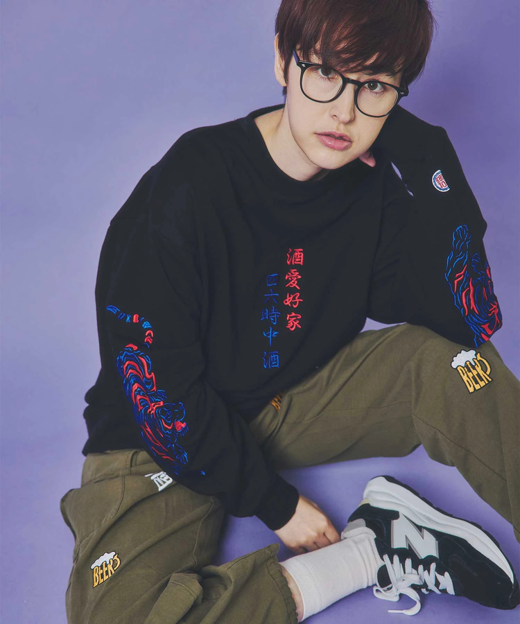JACKROSE(ジャックローズ) |YOIDORE/酔いどれ 酒愛好家 クルーネックスウェット(MENS)