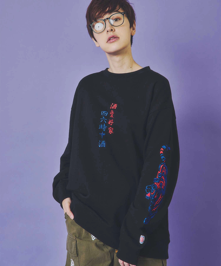JACKROSE(ジャックローズ) |YOIDORE/酔いどれ 酒愛好家 クルーネックスウェット(MENS)