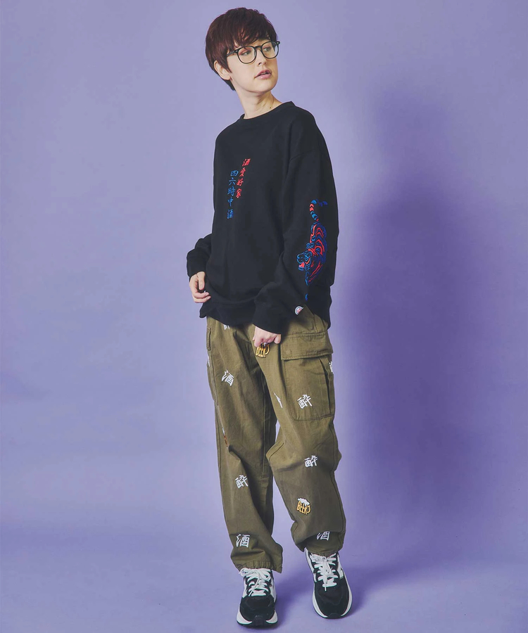 JACKROSE(ジャックローズ) |YOIDORE/酔いどれ 酒愛好家 クルーネックスウェット(MENS)
