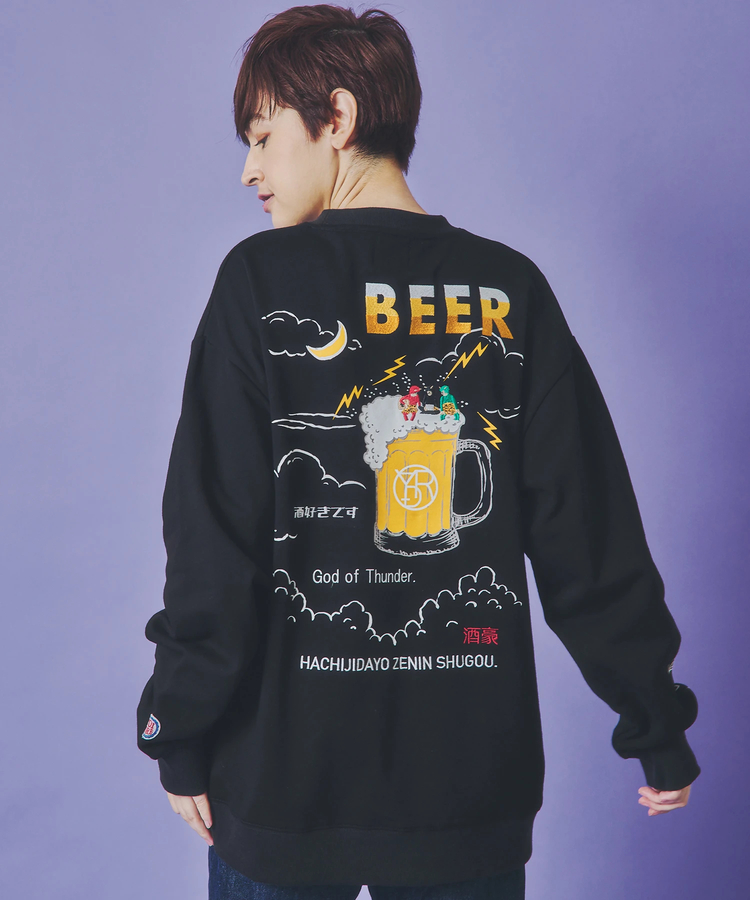 JACKROSE(ジャックローズ) |YOIDORE/酔いどれ 雷様 クルーネックスウェット(MENS)