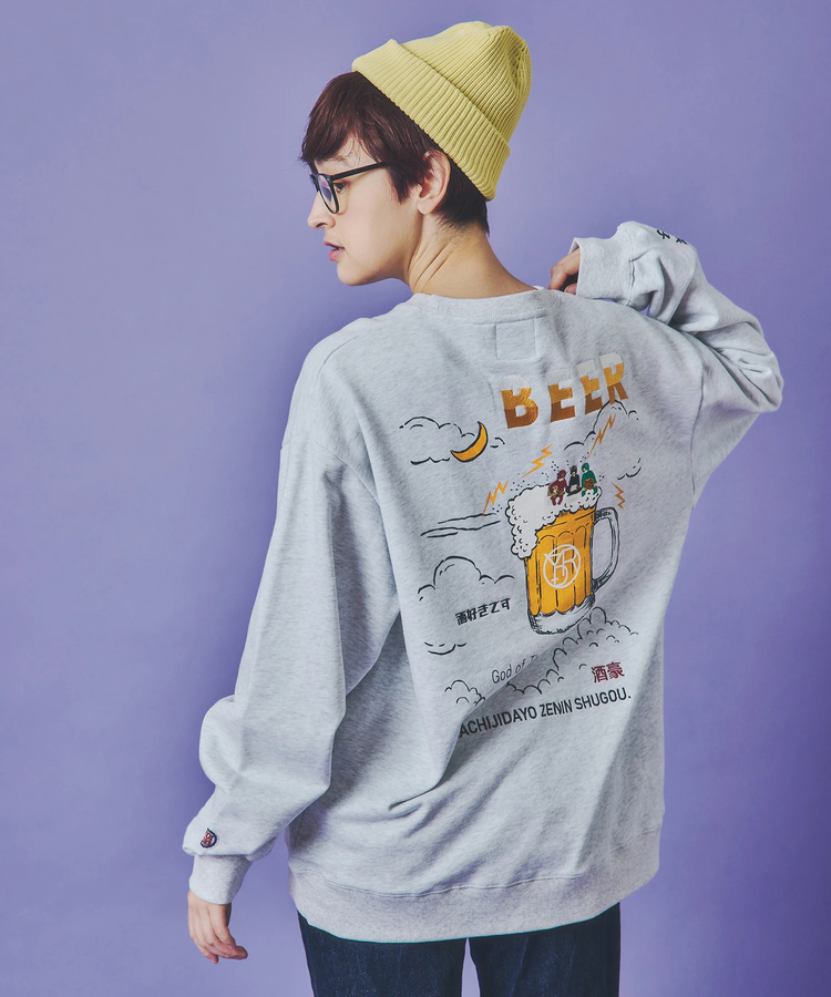 JACKROSE(ジャックローズ) |YOIDORE/酔いどれ 雷様 クルーネックスウェット(MENS)