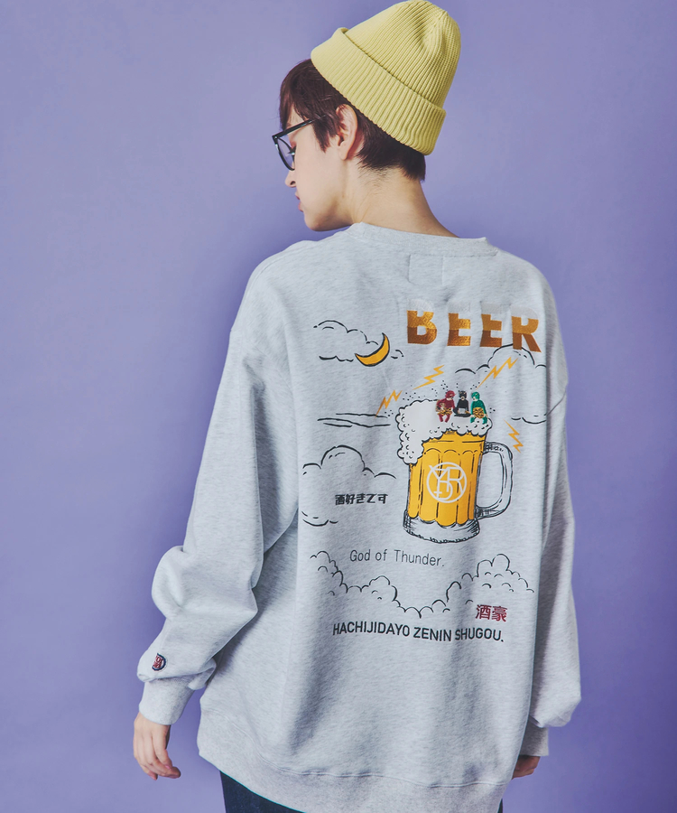JACKROSE(ジャックローズ) |YOIDORE/酔いどれ 雷様 クルーネックスウェット(MENS)
