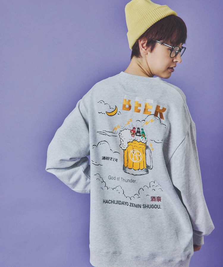 JACKROSE(ジャックローズ) |YOIDORE/酔いどれ 雷様 クルーネックスウェット(MENS)